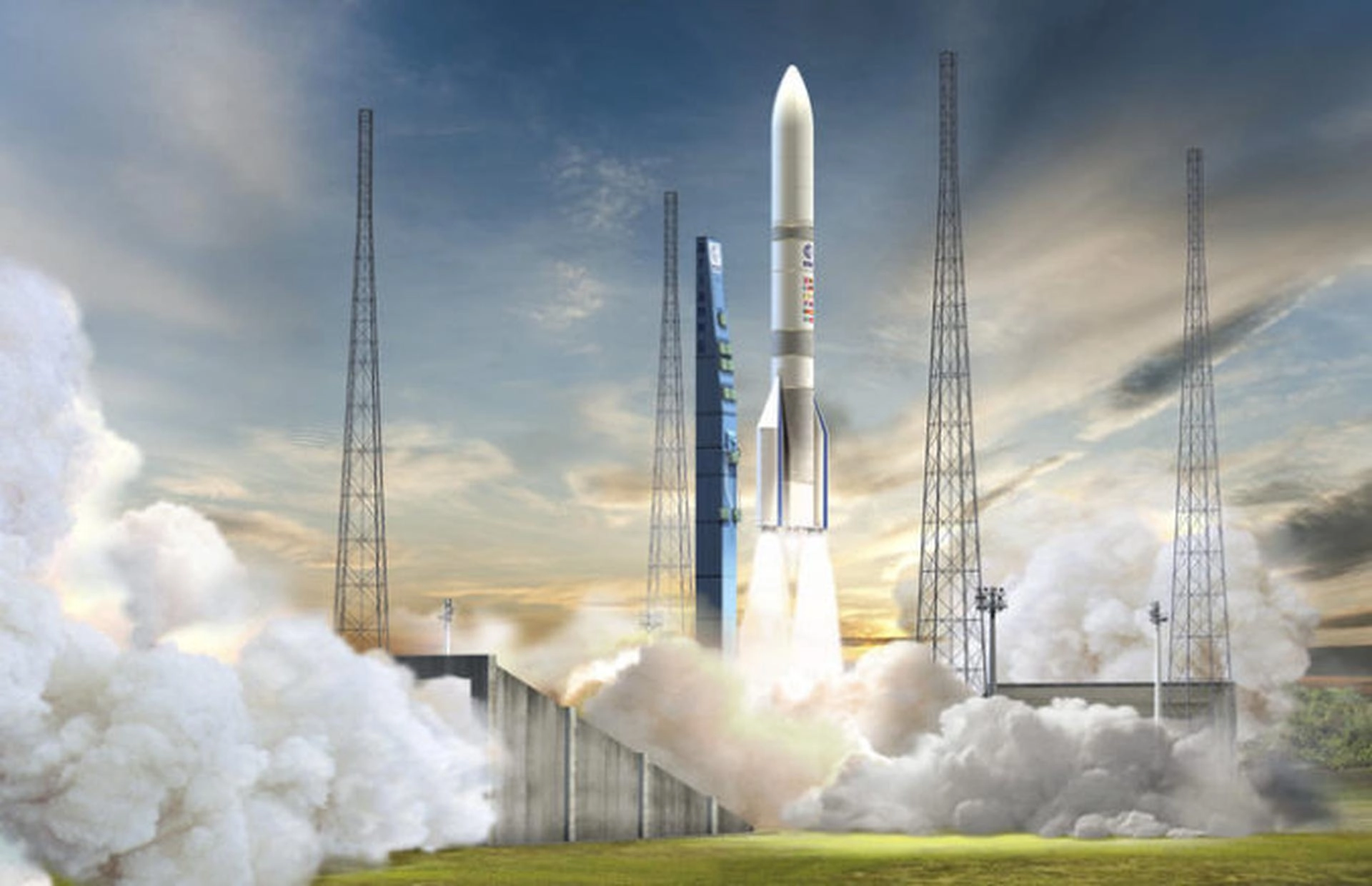 Bild einer Ariane 62 Rakete